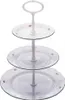 Etagère trois pièces, fleurs roses, Vérone, porcelaine G. Voir les images du produit 3