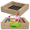Sandkasten BULLE Lärche natur 45 mm inkl. Sitzbretter und Produktbild-Vorschau 7