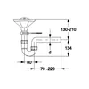 Haas PP-Trichtersiphon Greta DN50 Anteprima dell’immagine prodotto 2