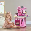 AIYAPLAY Kinderküche Spielküche mit Herd, Wasserhahn mit Produktbild-Vorschau 2