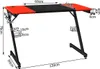 A diagram of a gaming desk with dimensions indicated by measurement lines and text. Produktbild-Vorschau