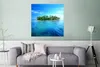 MuchoWow® Poster Insel - Tropen - Meer 75x75 cm - Wand Produktbild-Vorschau 5