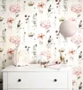 NEWROOM Tapete Nawad Rosa Vliestapete - Floral Blumen Produktbild-Vorschau 2
