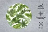 MuchoWow® Mauspad Mousepad Blätter - Weiß - Muster - Produktbild-Vorschau 2