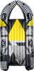 An inflatable snow tube or sled, viewed from above. Produktbild-Vorschau