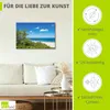 ARTland Leinwandbild Strand und Seebrücke an Ostseeküste Produktbild-Vorschau 2