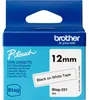 Nastro per etichette Brother BTAG-231 Nero su bianco Anteprima dell’immagine prodotto 2