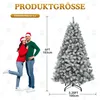 182cm Weihnachtsbaum schneebedeckt, mit 1170 Spitzen, Produktbild-Vorschau 3
