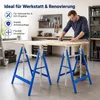 Ikodm 2er Set Arbeitsbock 7-fach höhenverstellbar 80-130 cm Produktbild-Vorschau 11