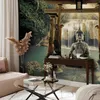 Selbstklebende Folie Fototapete - Buddha Smile 441x315 cm Produktbild-Vorschau 1