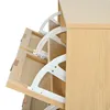 Szafka na buty – 100 x 25 x 90 cm, rattan/dąb – 4 wysuwane Podgląd zdjęcia produktu 15