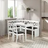 Kondela Küchen-Eckbank Elodie X1 - weiß / dunkelgrau Produktbild-Vorschau 11
