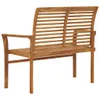 vidaXL Panchina da giardino 112 cm in legno massiccio di Anteprima dell’immagine prodotto 4