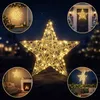 Estrella decorativa LED dorada para interior y exterior, Vista previa de la imagen del producto 3