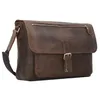 LEONHARD HEYDEN Pelle borsa a tracolla laptop bag con Anteprima dell’immagine prodotto 11