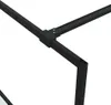 Duschwand für Begehbare Dusche Schwarz 100x195 cm Halbmatt Produktbild-Vorschau 6