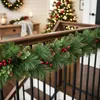 Künstliche Weihnachtsgirlande 270 cm mit Tannenzapfen und Produktbild-Vorschau 7