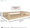 NeedSleep Letto basso per bambini Montessori 90x200 cm Anteprima dell’immagine prodotto 4