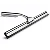A chrome squeegee with a black rubber blade is shown against a white background. Podgląd zdjęcia produktu