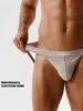 Pakiet 3 sztuk męskich stringów Jockstrap, kolor beżowy, Podgląd zdjęcia produktu 5
