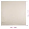 vidaXL Teppich ZIZUR Creme 240x240 cm Jute-Optik Indoor und Produktbild-Vorschau 7