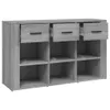 vidaXL Kredens szary Sonoma 100x30x59,5 cm Materiał Podgląd zdjęcia produktu 7