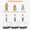 Verloopnippels Set van 3 - Fietsventiel - Autoventiel - Productafbeelding-voorbeeld 5
