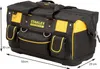 A Stanley FatMax tool bag is shown against a white background with dimensions indicated. Anteprima dell’immagine prodotto