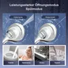 A collage showing different modes of a shower head and its applications. Produktbild-Vorschau