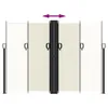 The Living Store Store latéral extensible Crème 180x600 cm Voir les images du produit 6
