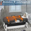 LZQ Faltbare Badewanne 138cm Tragbare Badewanne Produktbild-Vorschau 8