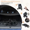 COSTWAY Hundewagen klappbar, Hundebuggy bis 25 kg, Produktbild-Vorschau 7