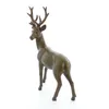 A bronze-colored deer figurine is shown from a rear-side angle against a white background. Produktbild-Vorschau