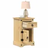 vidaXL Nachttisch Corona 35x32,5x58 cm Massivholz Kiefer Produktbild-Vorschau 1