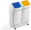 DURABLE Fahrwagen für 2x DURABIN® 40L rechteckig, Produktbild-Vorschau 2