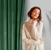Eurofirany Vorhang ROSA aus Polyester dunkelgrün 250cm x Produktbild-Vorschau 18