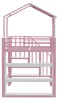 Flieks Etagenbett 90x200cm mit Ablagen, Kinderbett Hausbett Produktbild-Vorschau 8