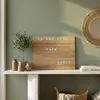 WordClock Jupiter Holz Optik - elegante Wortuhr in Deutsch Produktbild-Vorschau 16