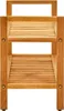 vidaXL Schuhregal mit 2 Etagen 100x27x40 cm Massivholz Produktbild-Vorschau 2