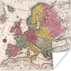 MuchoWow® Poster Europa - Karte - Kontinent - Vintage Produktbild-Vorschau 1