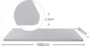Rechteckige Tischplatte DT1808-Weiß 180 x 80 cm Produktbild-Vorschau 1
