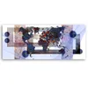 Leinwandbild Blaue Weltkarte 150x50 Feeby Blau bild für die Produktbild-Vorschau 2