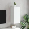 TV-Wandschrank mit LED-Leuchten Weiß 30,5x35x70 cm , Produktbild-Vorschau 5