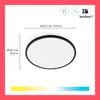 WiZ Tunable White Superslim Deckenleuchte 16W, Ø242 mm, LED Produktbild-Vorschau 3