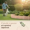 Floranica dřevěný obrubník záhonu 20 x 100 cm neošetřený Náhled obrázku produktu 6