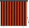 vidaXL Vonkajšia roleta 160x250 cm oranžová a hnedá Náhľad obrázku produktu 1
