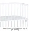 śpiworek do spania babybay Boxspring, lakierowany na biało Podgląd zdjęcia produktu 7
