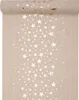 Tischläufer Natur mit Sternen Metallic 28 cm x 3 m - Produktbild-Vorschau 1