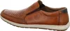Rieker Herren Slipper Leder Halbschuh Lochmuster Stretch Produktbild-Vorschau 91