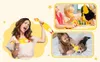 Collage of a woman playing with a squeaky chicken toy, a child and adult playing with toys, and a girl playing with a dog and a squeaky chicken toy. Náhľad obrázku produktu